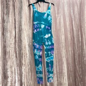 Vintage tie dye unitard